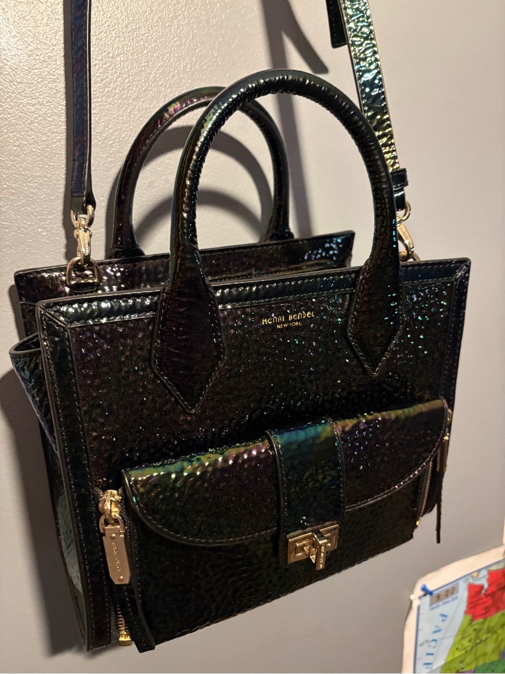 Henri Bendel Rivington Mini Petrol tote - Picture 14 of 15